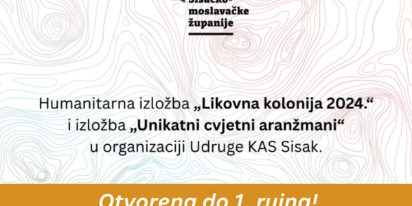 Otvorenje humanitarne izložbe „Likovna kolonija 2024.“ i izložba „Unikatni cvjetni aranžmani“