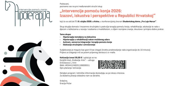 Intervencije pomoću konja 2026: Izazovi, iskustva i perspektive u RH